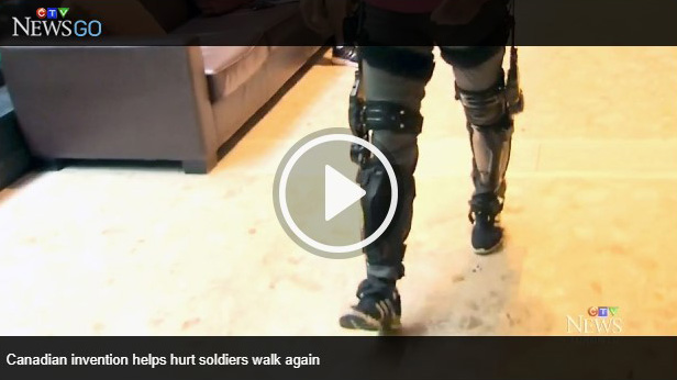 Canadian invention helps hurt soldiers walk again